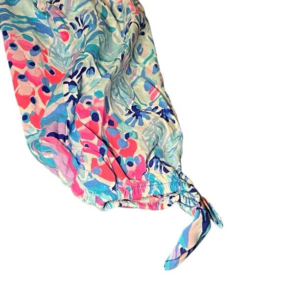 NWT Lilly Pulitzer Trina Mini Dress Sm Bondi Blue My Little Peony Spring Floral - Picture 6 of 9